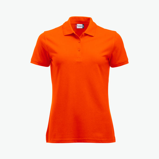Clique Manhattan Women Polo - Signaaloranje Polo Dames Clique XS