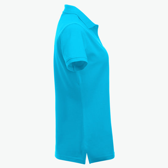 Clique Manhattan Women Polo - Turquoise Polo Dames Clique