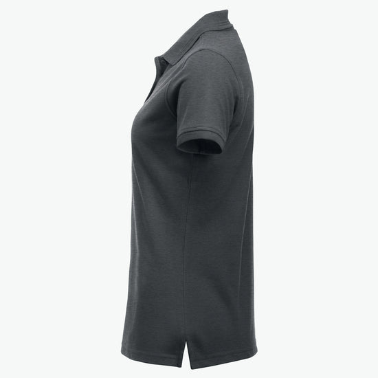 Clique Manhattan Women Polo - Antraciet Melange Polo Dames Clique