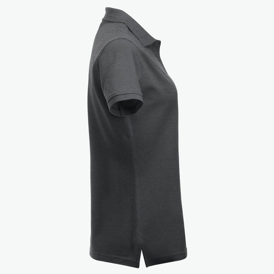 Clique Manhattan Women Polo - Antraciet Melange Polo Dames Clique
