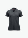 Clique Manhattan Women Polo - Antraciet Melange Polo Dames Clique XS