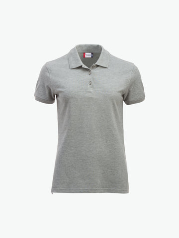 Clique Manhattan Women Polo - Grijsmelange Polo Dames Clique XS