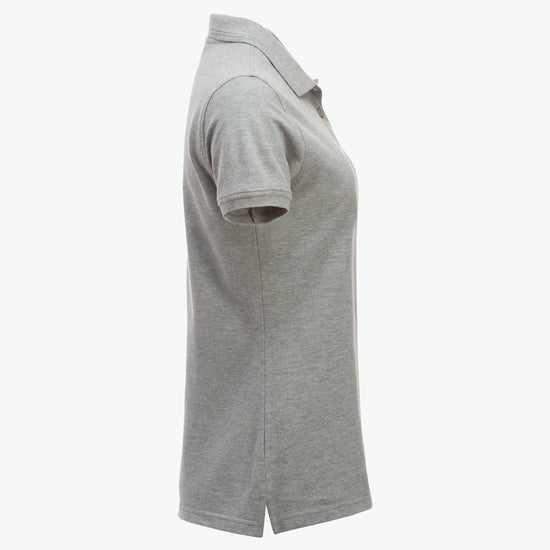Clique Manhattan Women Polo - Grijsmelange Polo Dames Clique