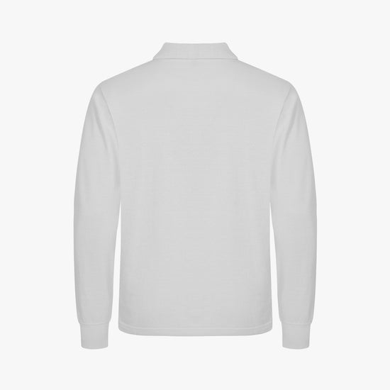 Clique Manhattan L/S Polo - Wit Polo Clique