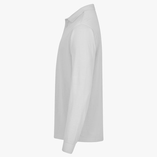 Clique Manhattan L/S Polo - Wit Polo Clique