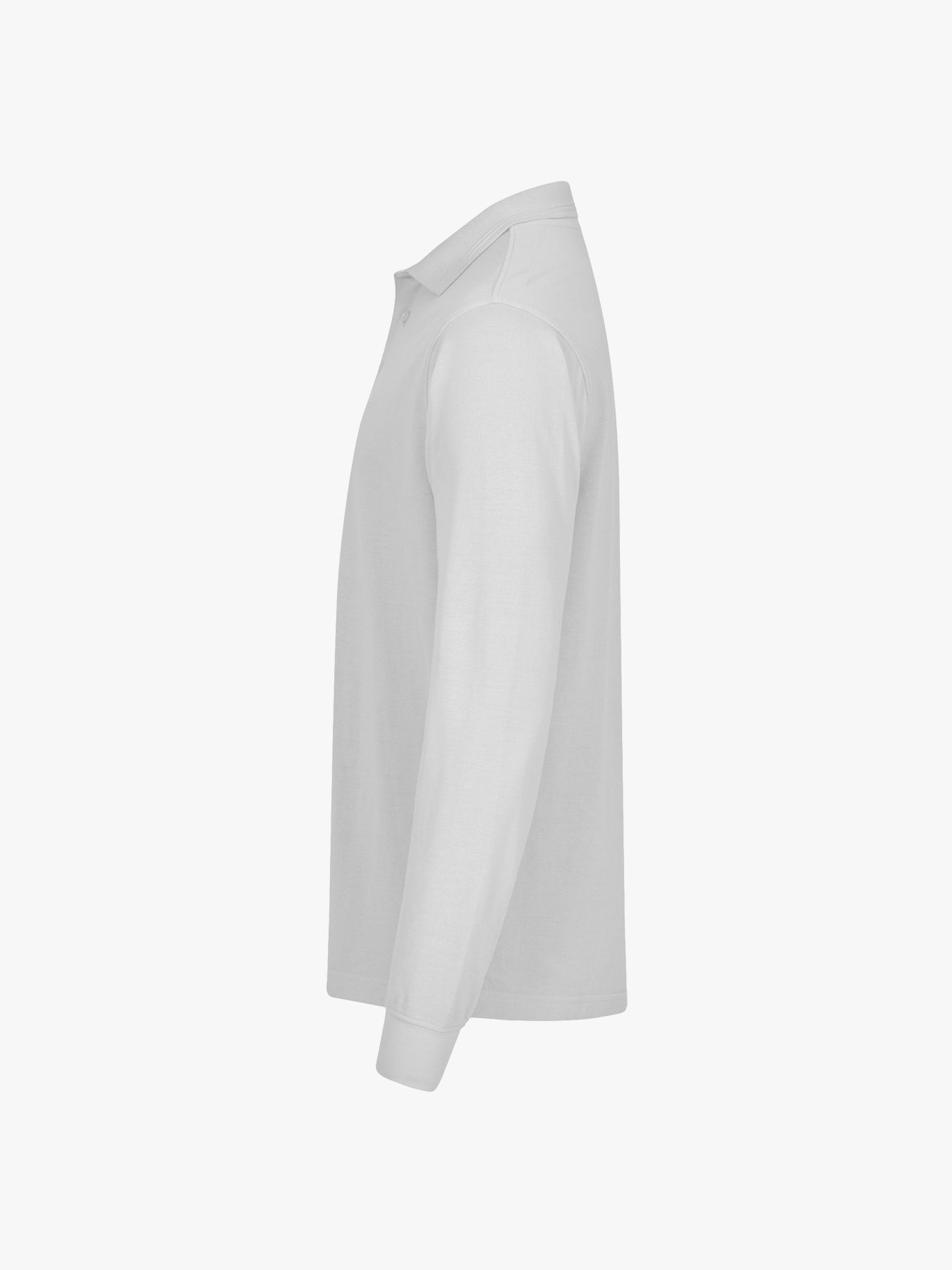 Clique Manhattan L/S Polo - Wit Polo Clique