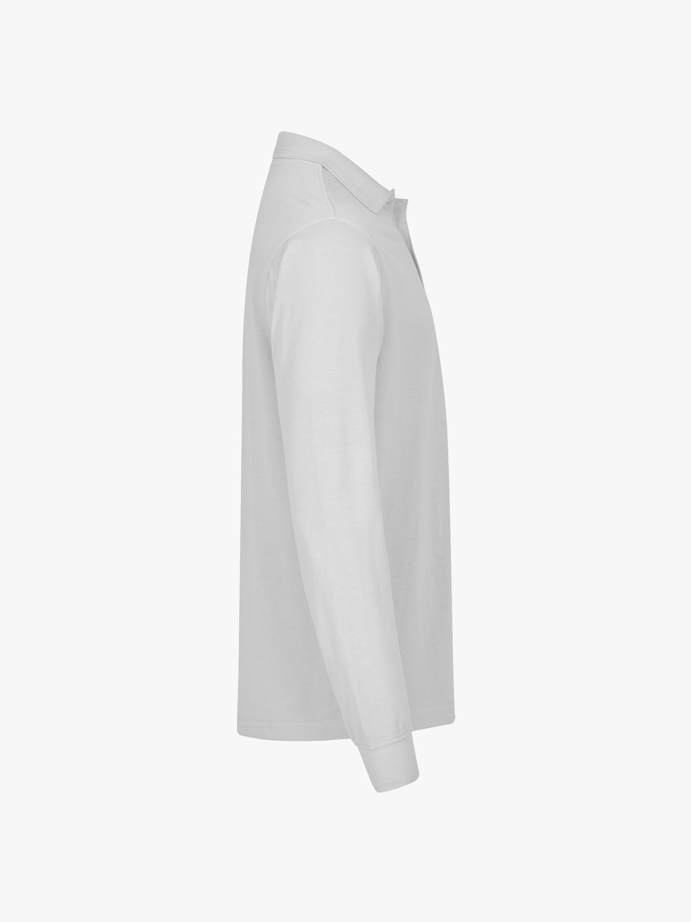 Clique Manhattan L/S Polo - Wit Polo Clique