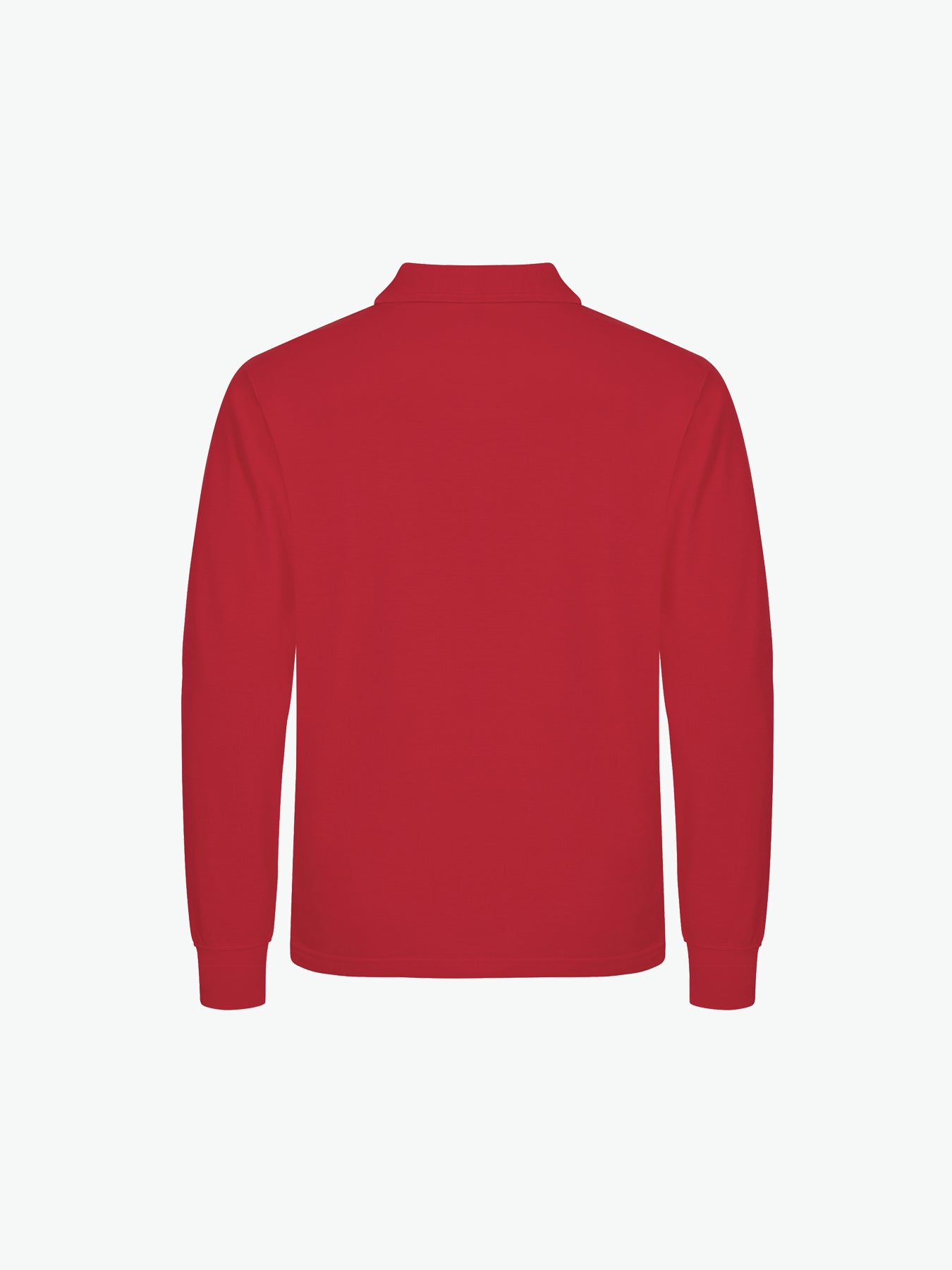 Clique Manhattan L/S Polo - Rood Polo Clique
