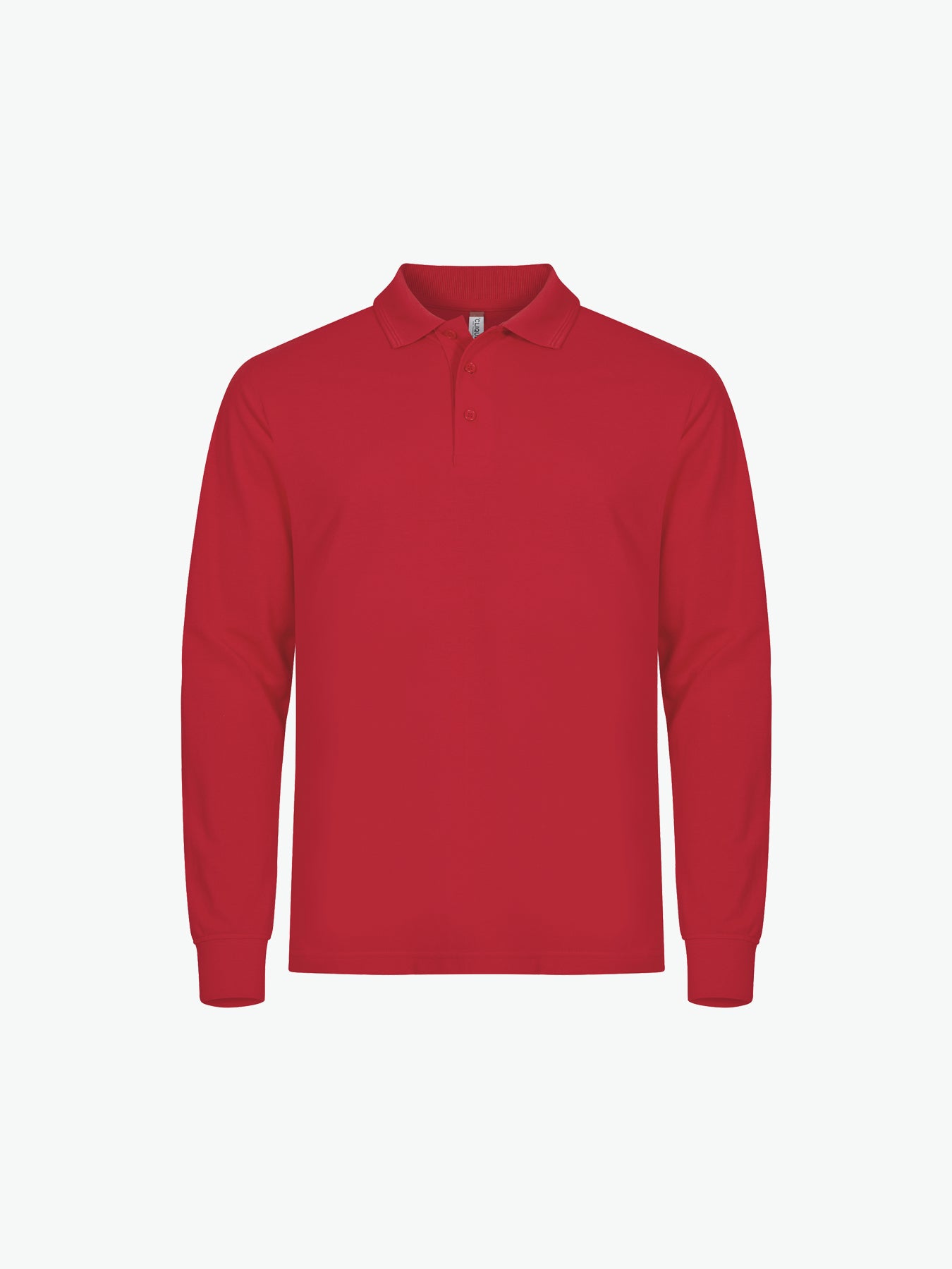 Clique Manhattan L/S Polo - Rood Polo Clique XS