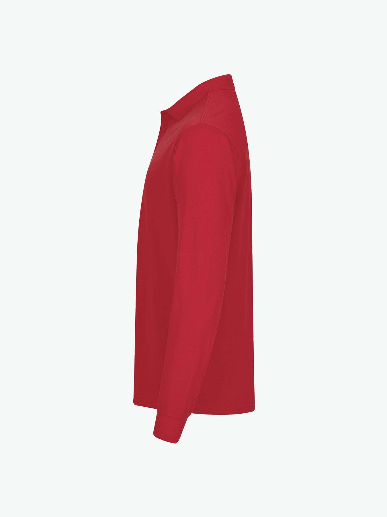 Clique Manhattan L/S Polo - Rood Polo Clique
