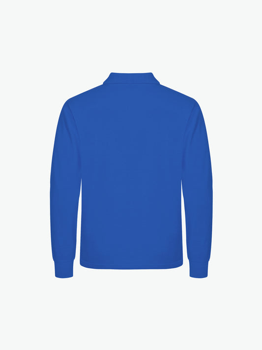 Clique Manhattan L/S Polo - Kobalt Polo Clique