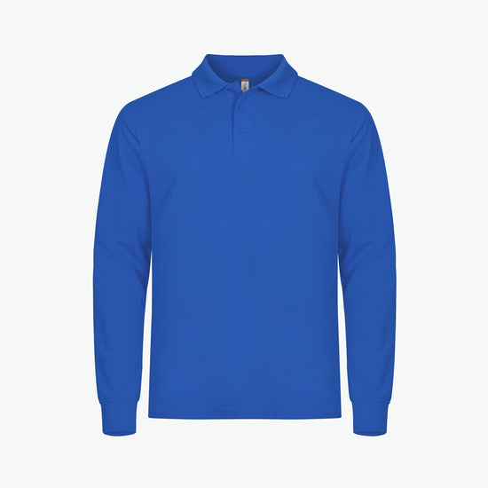 Clique Manhattan L/S Polo - Kobalt Polo Clique XS