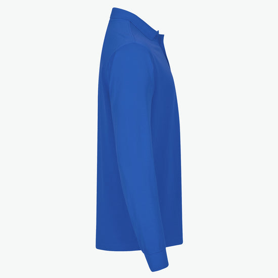 Clique Manhattan L/S Polo - Kobalt Polo Clique