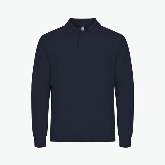 Clique Manhattan L/S Polo - Dark Navy Polo Clique XS