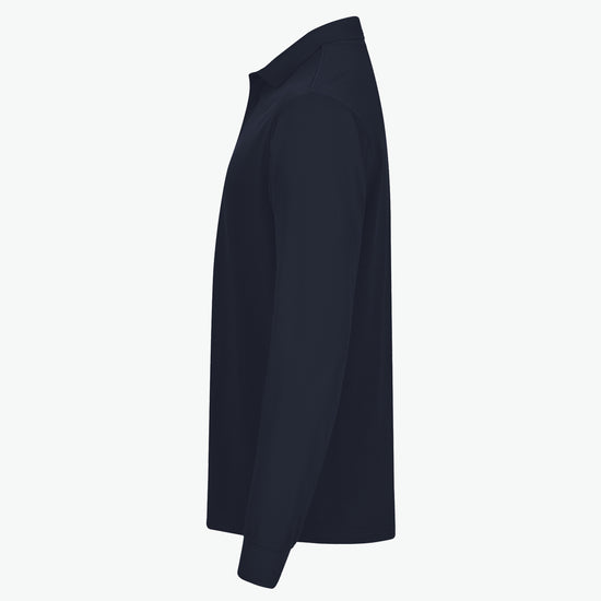 Clique Manhattan L/S Polo - Dark Navy Polo Clique