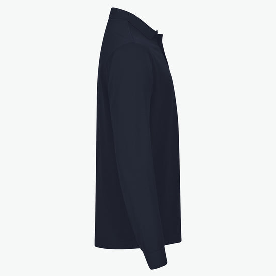 Clique Manhattan L/S Polo - Dark Navy Polo Clique