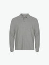 Clique Manhattan L/S Polo - Grijsmelange Polo Clique XS