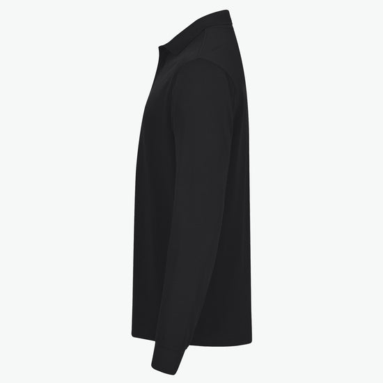 Clique Manhattan L/S Polo - Zwart Polo Clique