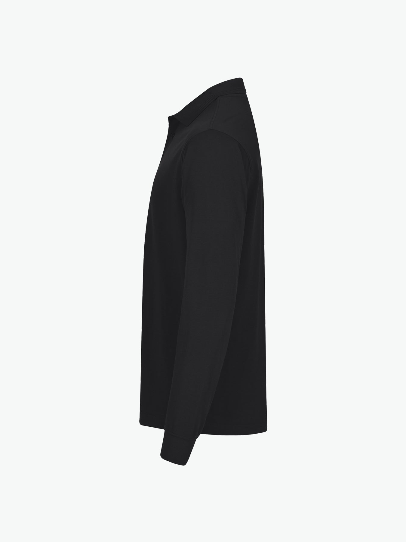 Clique Manhattan L/S Polo - Zwart Polo Clique