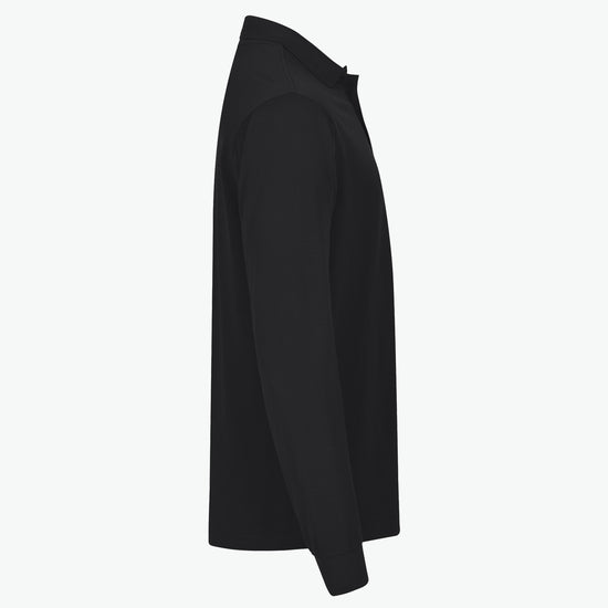 Clique Manhattan L/S Polo - Zwart Polo Clique