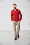 Clique Manhattan L/S Polo - Grijsmelange Polo Clique