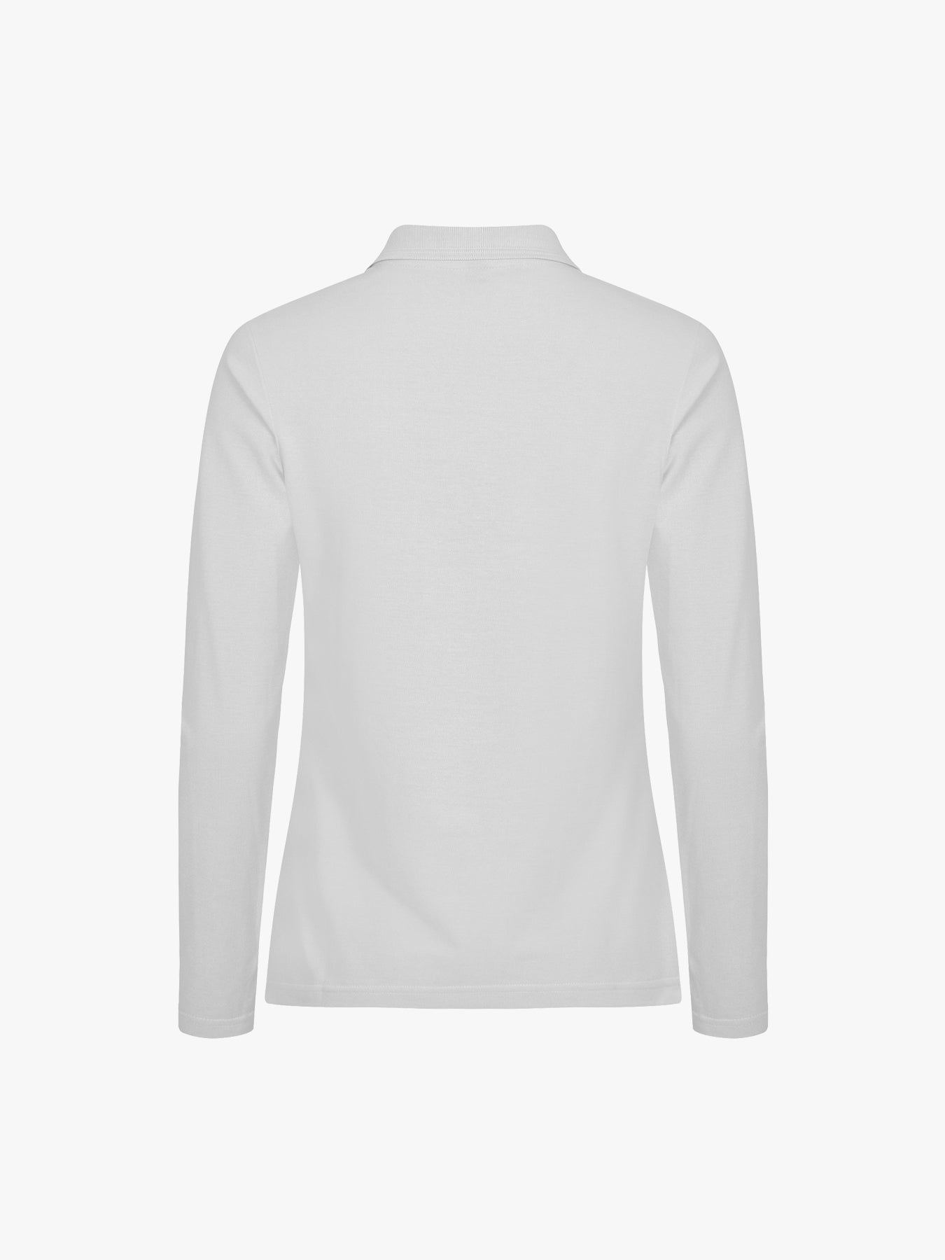 Clique Manhattan Women L/S Polo - Wit Polo Dames Clique