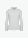 Clique Manhattan Women L/S Polo - Wit Polo Dames Clique XS