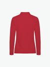 Clique Manhattan Women L/S Polo - Rood Polo Dames Clique