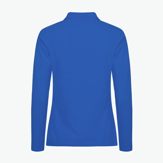Clique Manhattan Women L/S Polo - Kobalt Polo Dames Clique