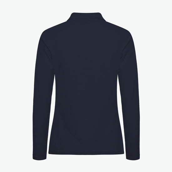 Clique Manhattan Women L/S Polo - Dark Navy Polo Dames Clique