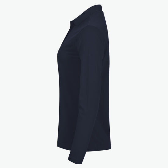 Clique Manhattan Women L/S Polo - Dark Navy Polo Dames Clique