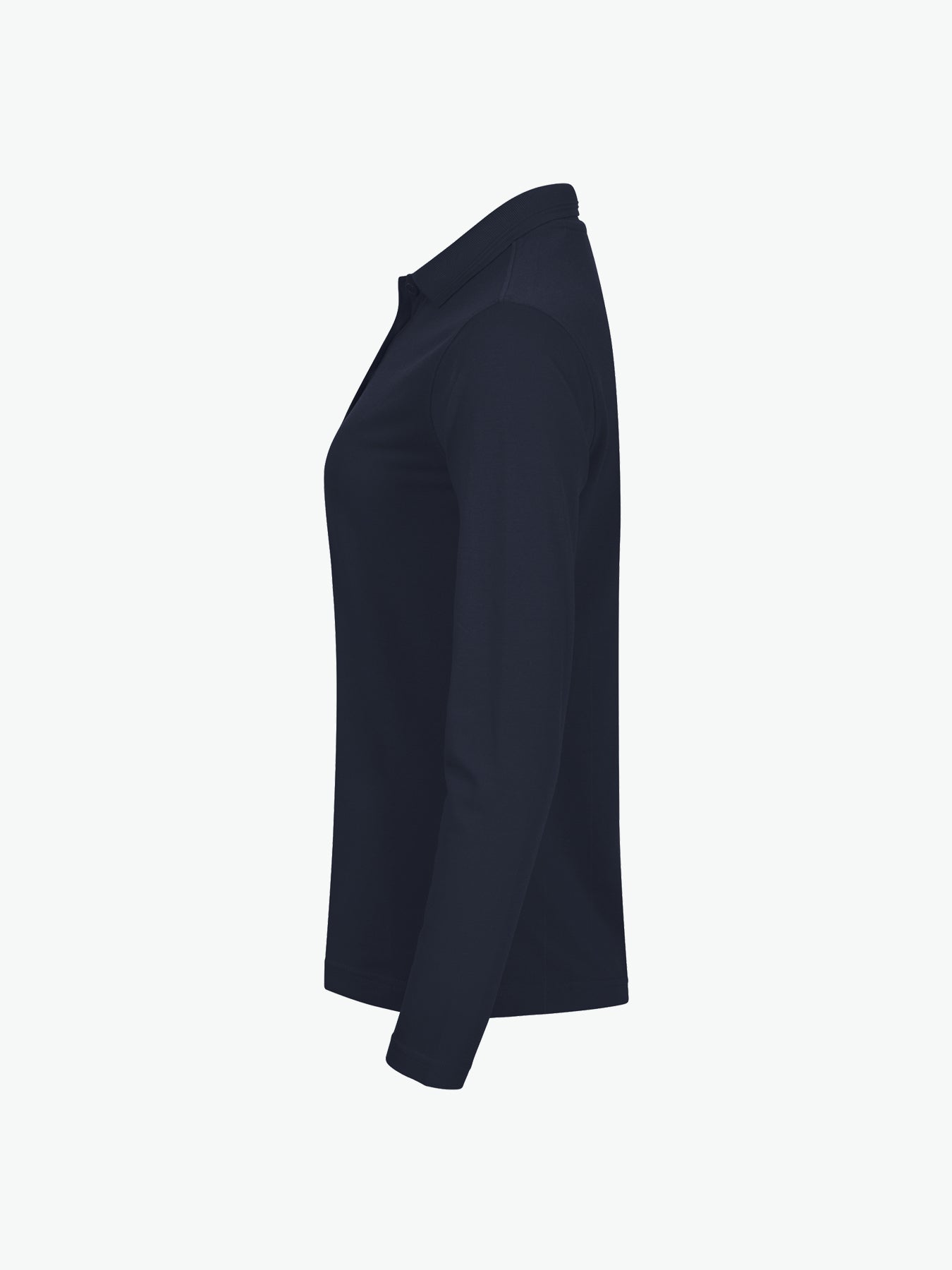 Clique Manhattan Women L/S Polo - Dark Navy Polo Dames Clique