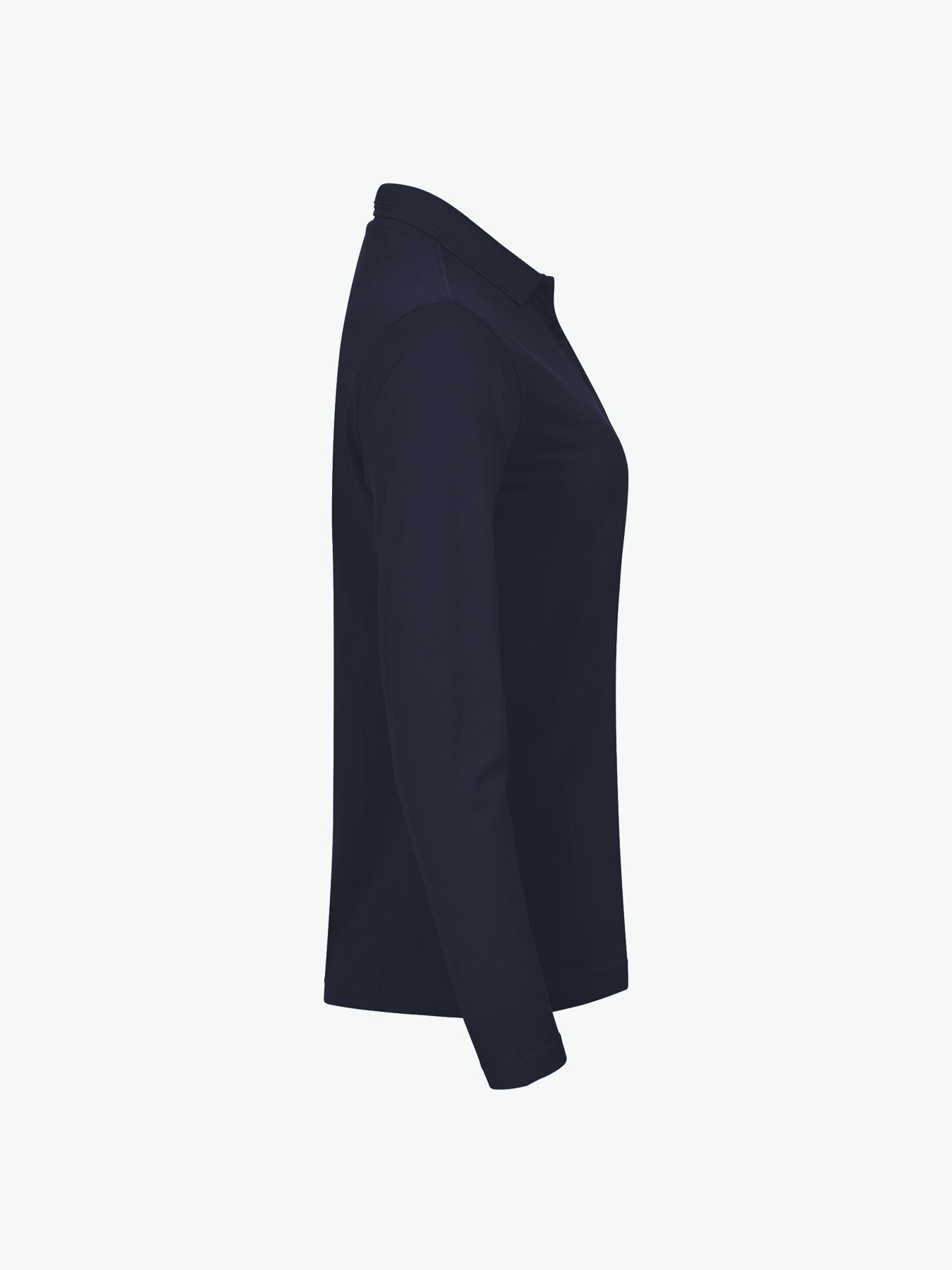 Clique Manhattan Women L/S Polo - Dark Navy Polo Dames Clique