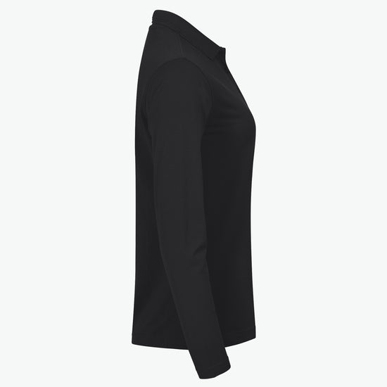 Clique Manhattan Women L/S Polo - Zwart Polo Dames Clique