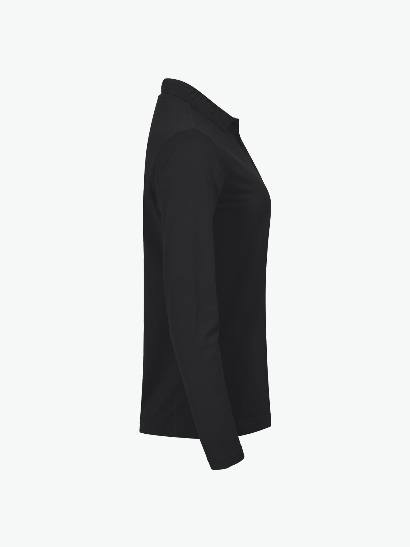Clique Manhattan Women L/S Polo - Zwart Polo Dames Clique