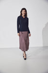 Clique Manhattan Women L/S Polo - Dark Navy Polo Dames Clique