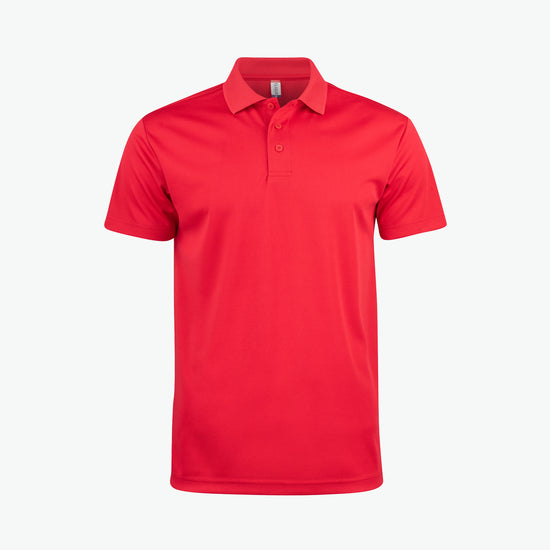 Clique Basic Active Polo - Rood Polo Clique XS