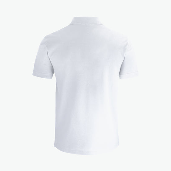 Clique Basic Polo w. Pocket - Wit Polo Clique