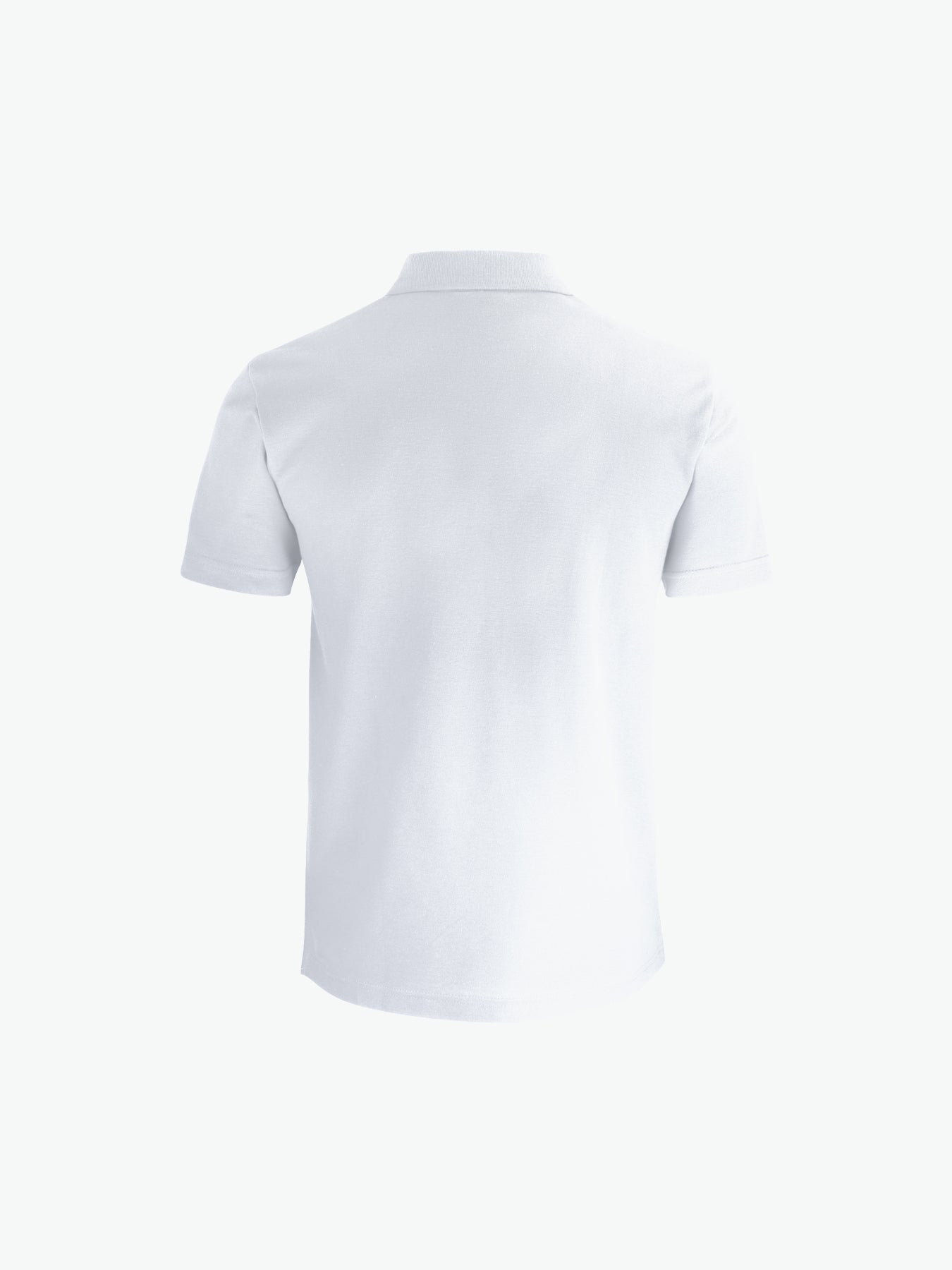 Clique Basic Polo w. Pocket - Wit Polo Clique