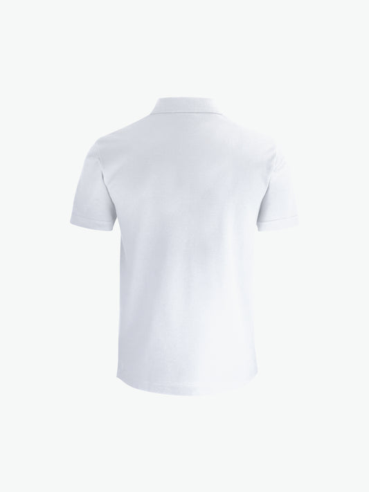Clique Basic Polo w. Pocket - Wit Polo Clique
