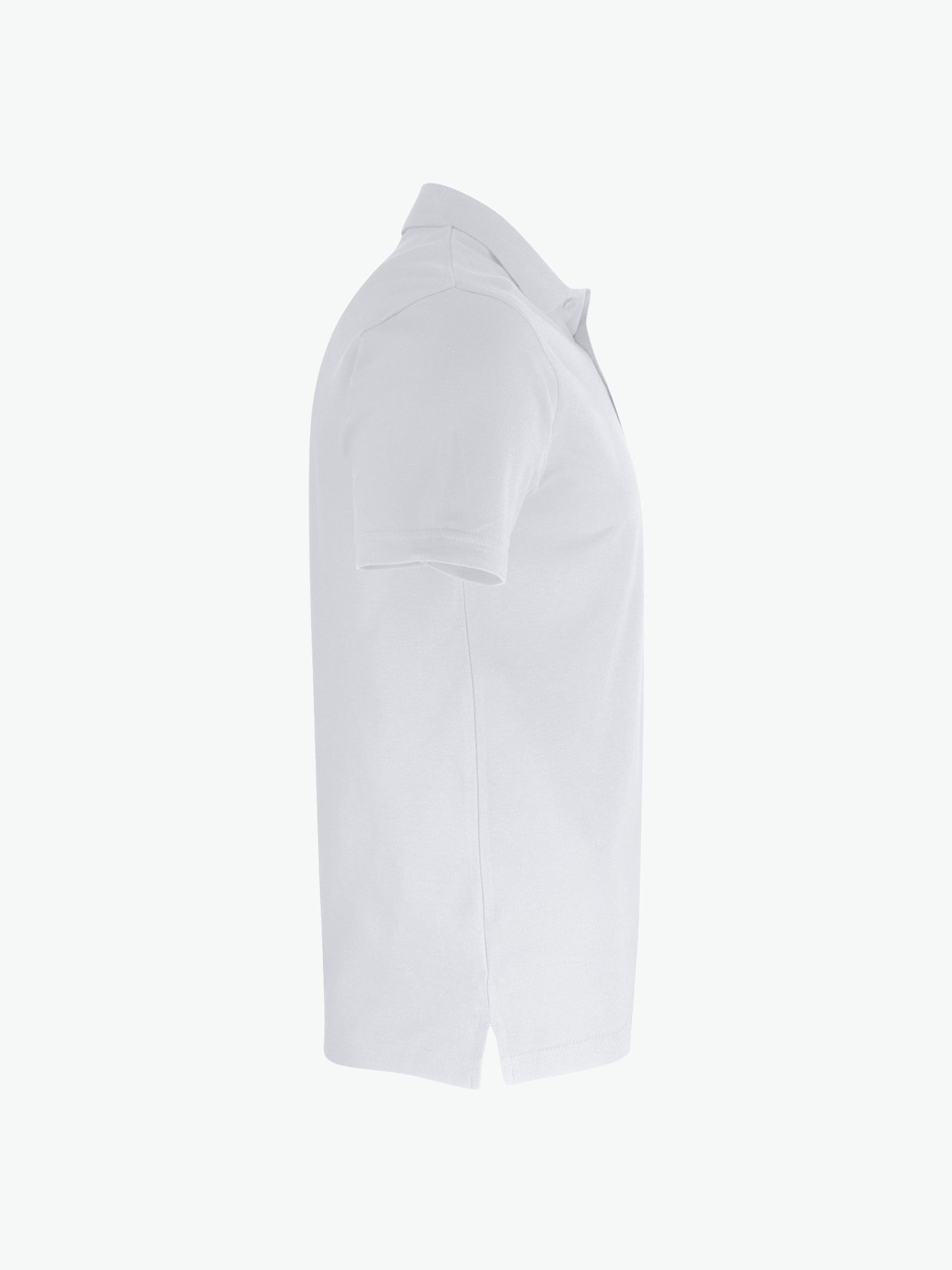 Clique Basic Polo w. Pocket - Wit Polo Clique