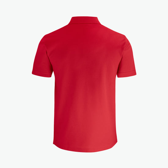 Clique Basic Polo w. Pocket - Rood Polo Clique