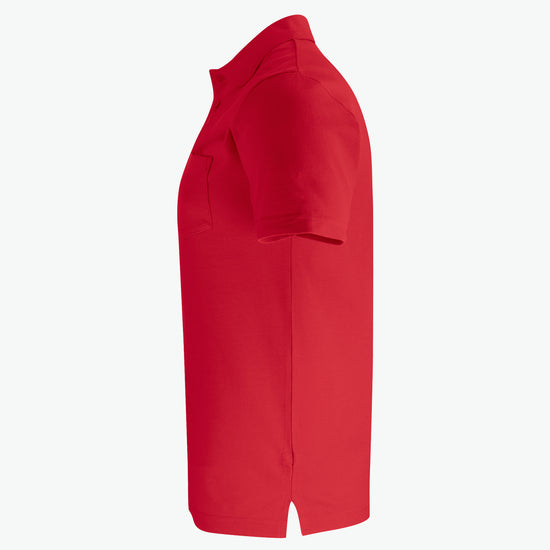 Clique Basic Polo w. Pocket - Rood Polo Clique
