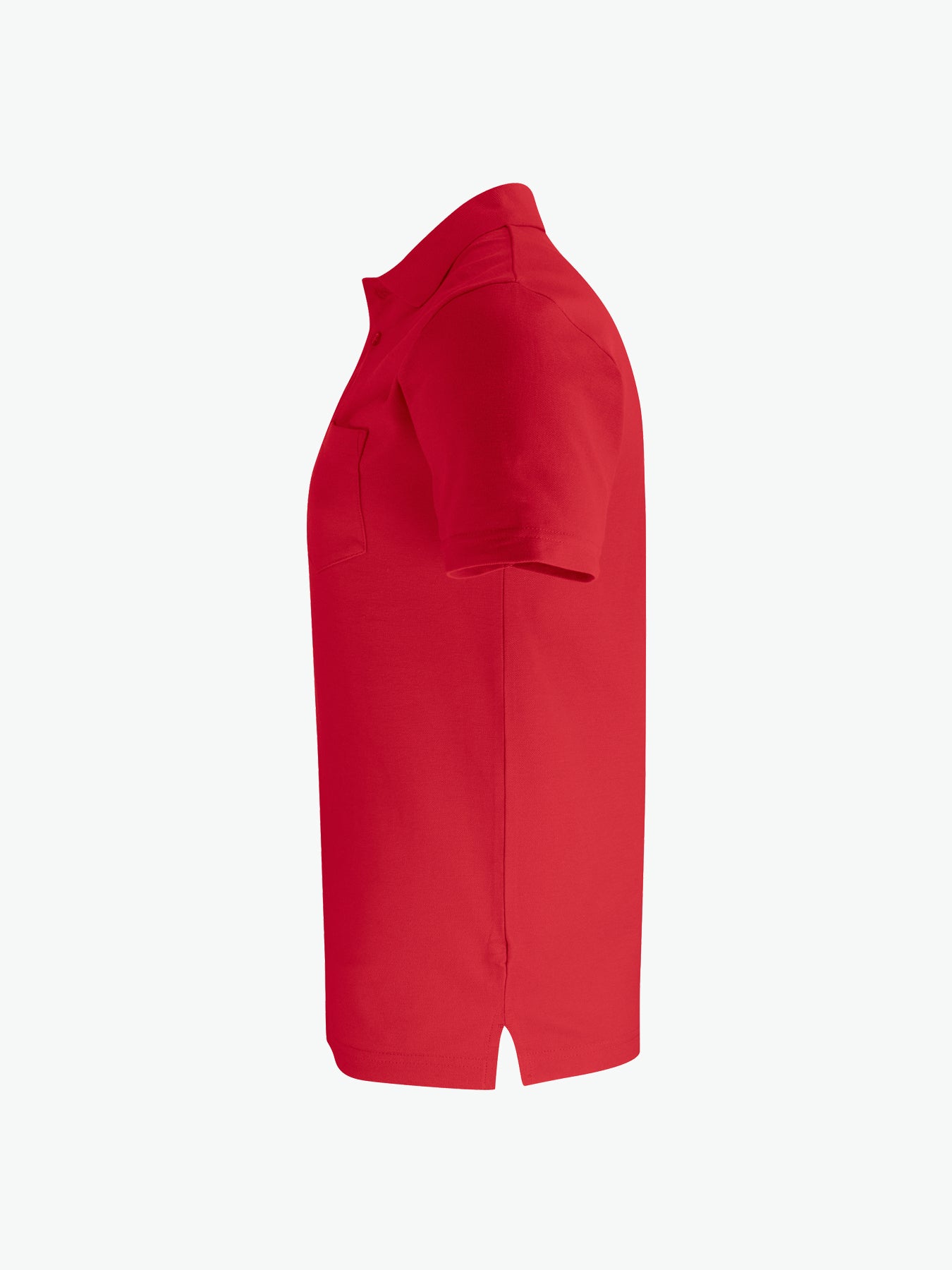 Clique Basic Polo w. Pocket - Rood Polo Clique