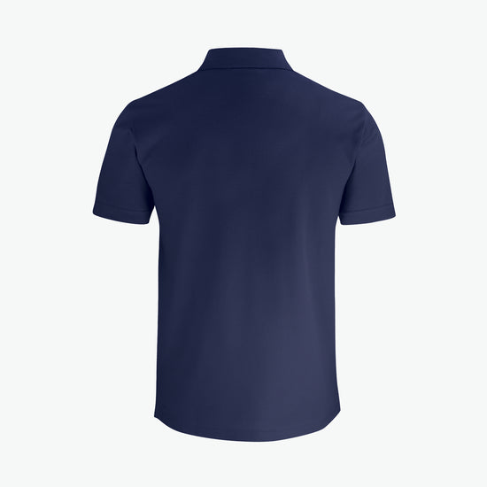 Clique Basic Polo w. Pocket - Dark Navy Polo Clique