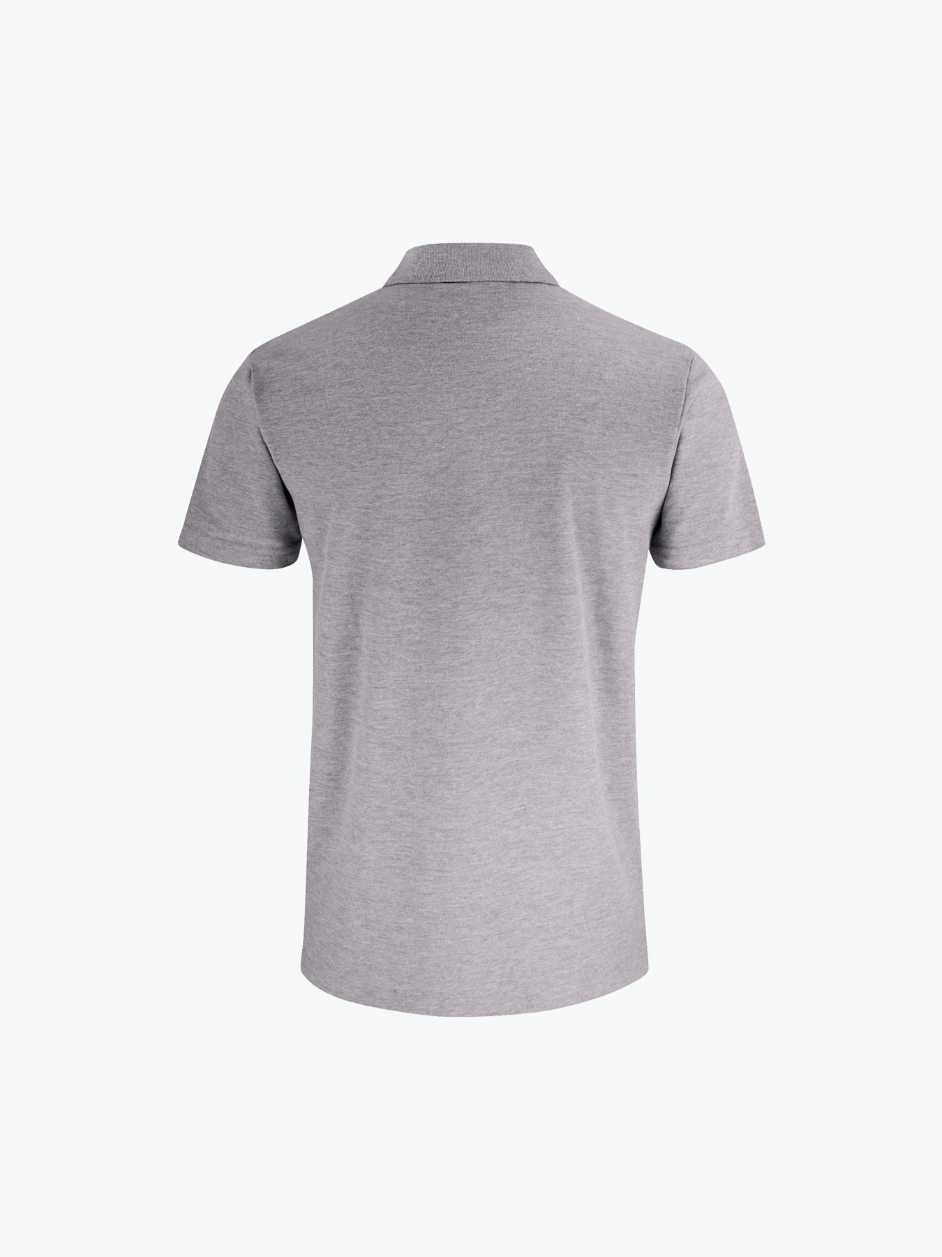 Clique Basic Polo w. Pocket - Grijsmelange Polo Clique