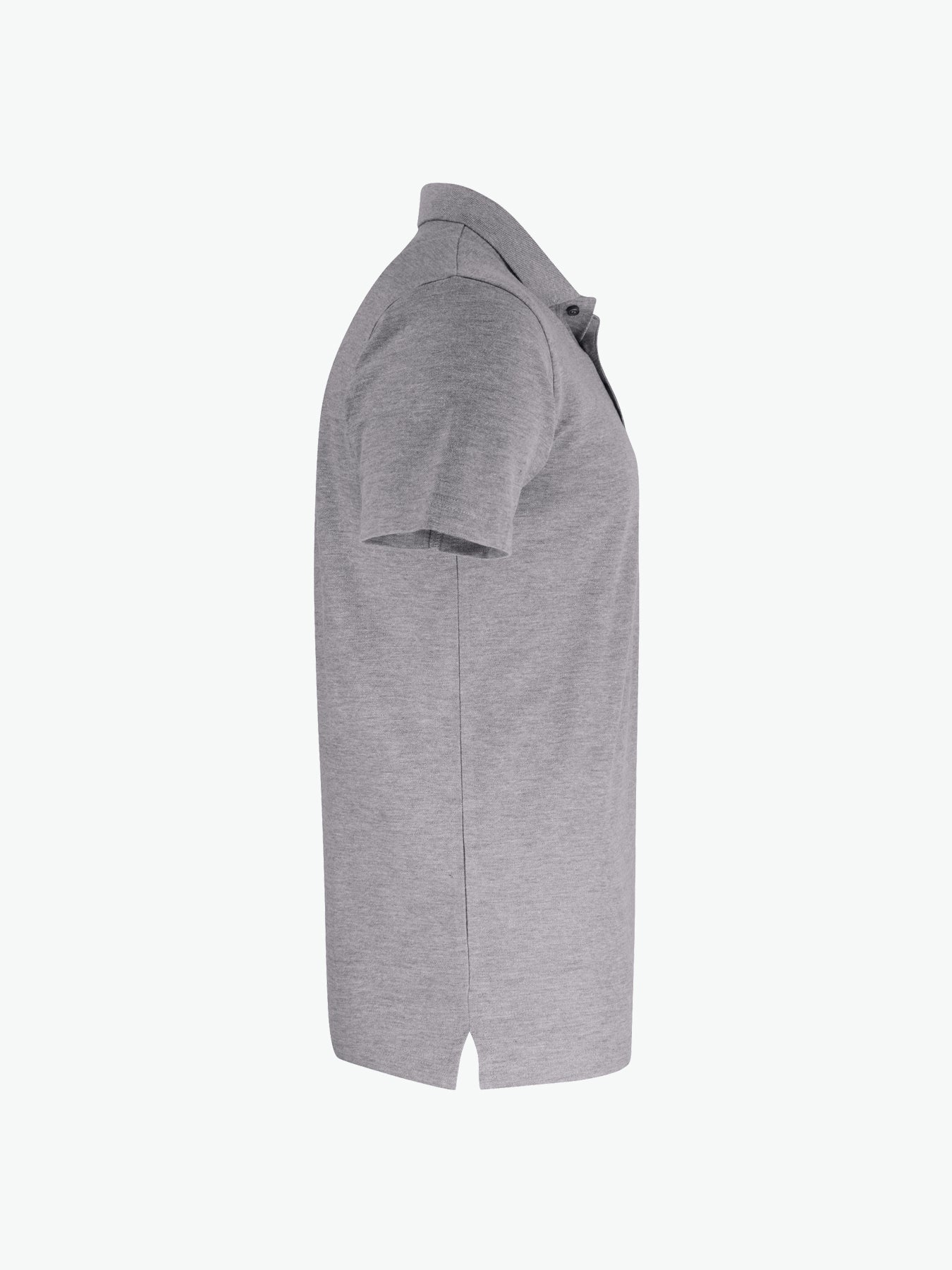 Clique Basic Polo w. Pocket - Grijsmelange Polo Clique
