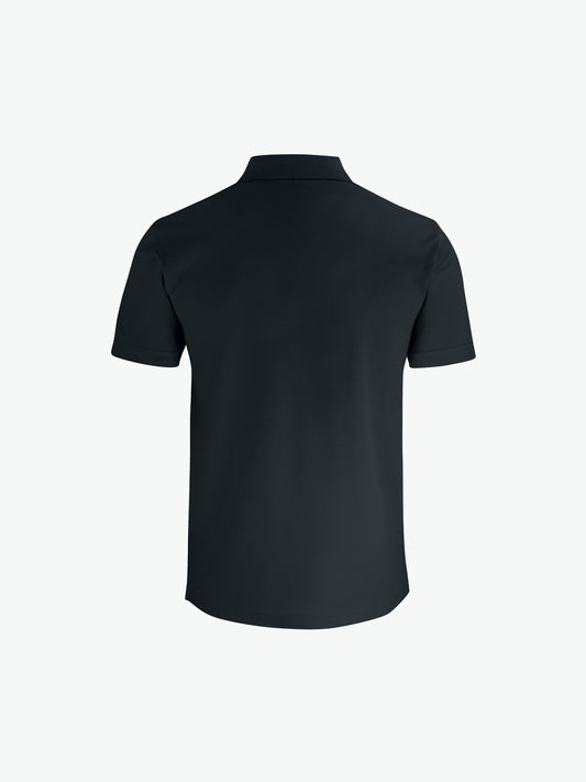 Clique Basic Polo w. Pocket - Zwart Polo Clique
