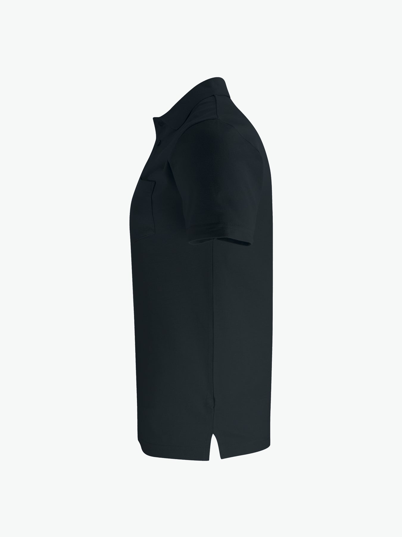 Clique Basic Polo w. Pocket - Zwart Polo Clique