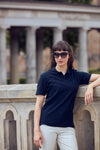 Clique Basic Polo w. Pocket - Dark Navy Polo Clique